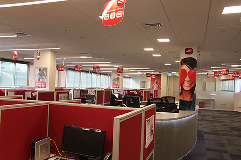 חלל עבודה פתוח משרדי הוט