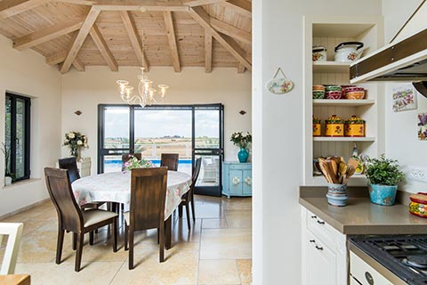 פינת אוכל ומטבח